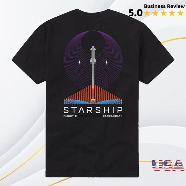 Spacex Merch Store Unisex Starship Flight 2 Tank Top