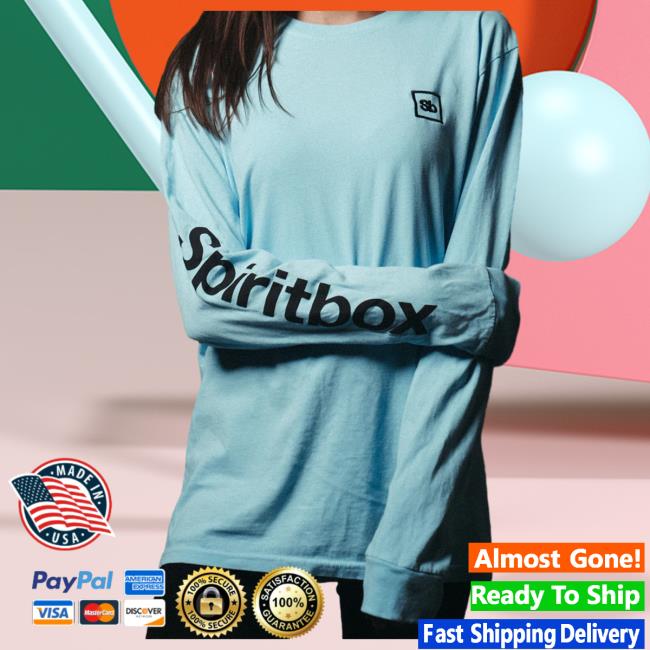 Official Spiritbox Merch Light Blue Icon Logo Long Sleeve Top Shirt