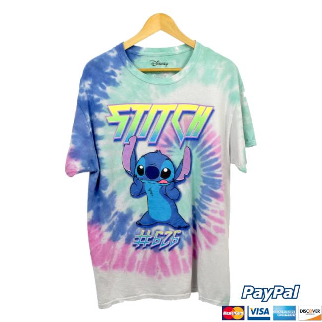 Official Tie-Dye Stitch Hoodie Sweatshirt