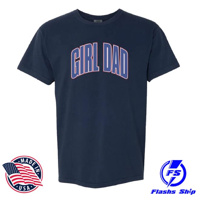 Official Bussin' With The Boys Girl Dad Arch T-Shirt Barstool Sports Shop