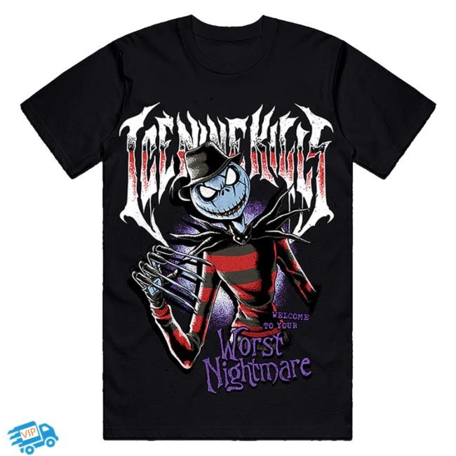 Ice Nine Kills Official Merch Your Worst Nightmare Tee Shirt Ice Nine Kills Official Merch Your Worst Nightmare Shirt