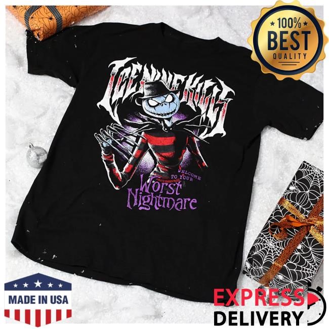 Ice Nine Kills Official Merch Your Worst Nightmare Tee Shirt Ice Nine Kills Official Merch Your Worst Nightmare Sweatshirt