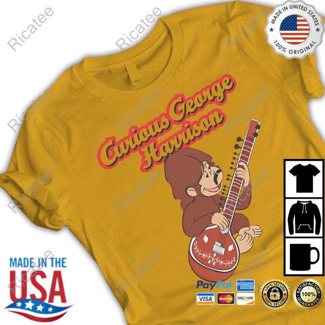 Snapcracklepop's Artist Curious George Harrison Sweatshirt