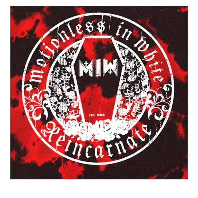 Official Motionless In White Merch Reincarnate Crest Long Sleeve T Shirt