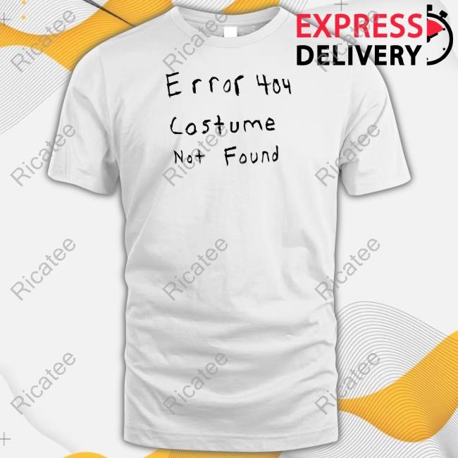 Setupspawn Wearing Error 404 Costume Not Found T-Shirt
