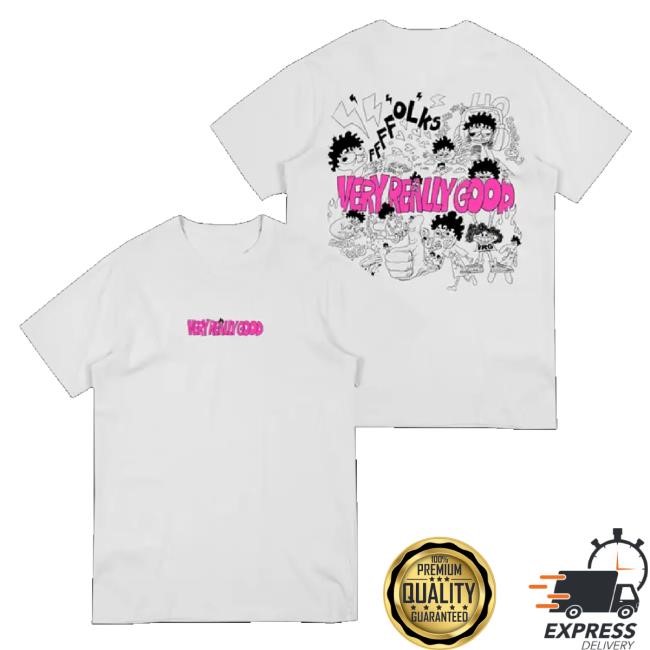 Trending Kurtis Conner Merch Very Really Good Cartoon White T-Shirt