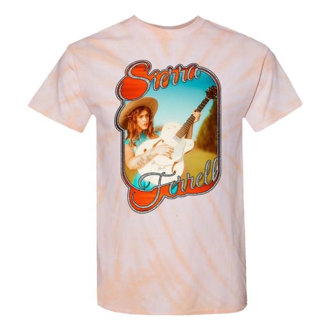 Glitter Guitar Tie-Dye T Shirt