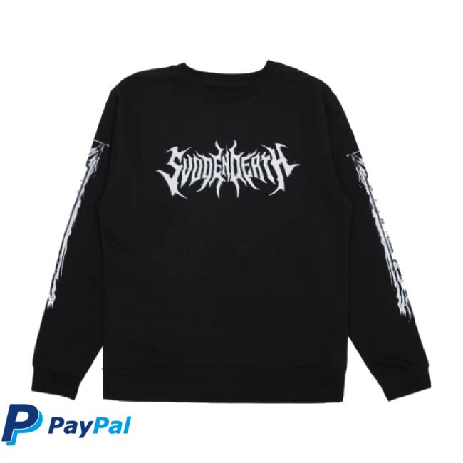 Official Svdden Death Merch Store Svdden Death X 7 Black Blades Collab - Long Sleeve Tee Svddendeath Shop