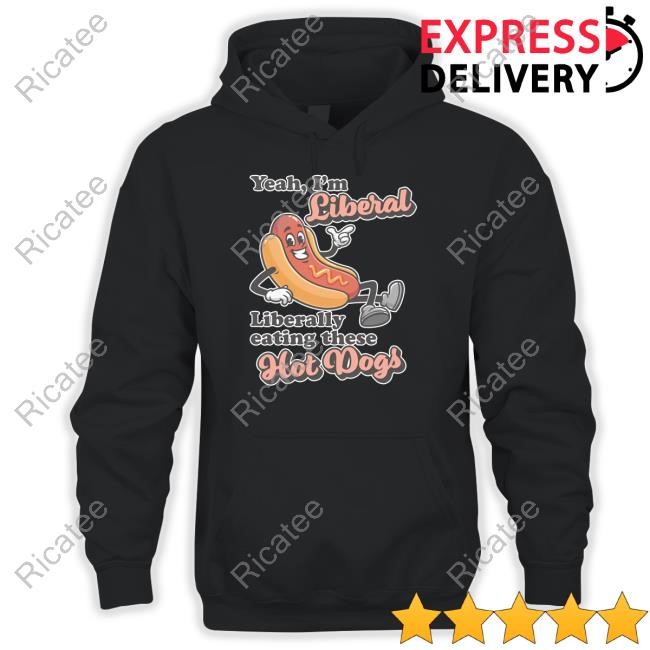 Gotfunnymerch Liberally Eating Hot Dogs Tank Top