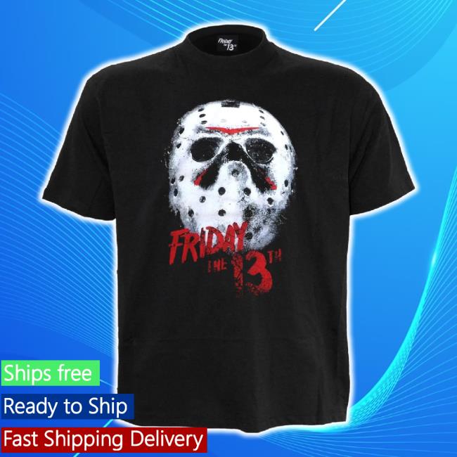 Original Friday The 13Th – White Mask Horror Long Sleeve T Shirt Immoral Fashion Shop
