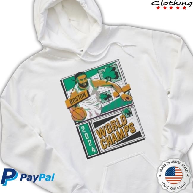 Original 2024 Boston World Champs Basketball Hoodie Sweatshirt
