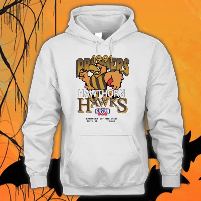Hawthorn Hawks 1991 Hawthorn Def West Coast Classic Shirt