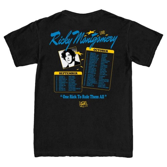 Original Ricky Montgomery Merch Store One Rick To Rule Them All Tour Tee