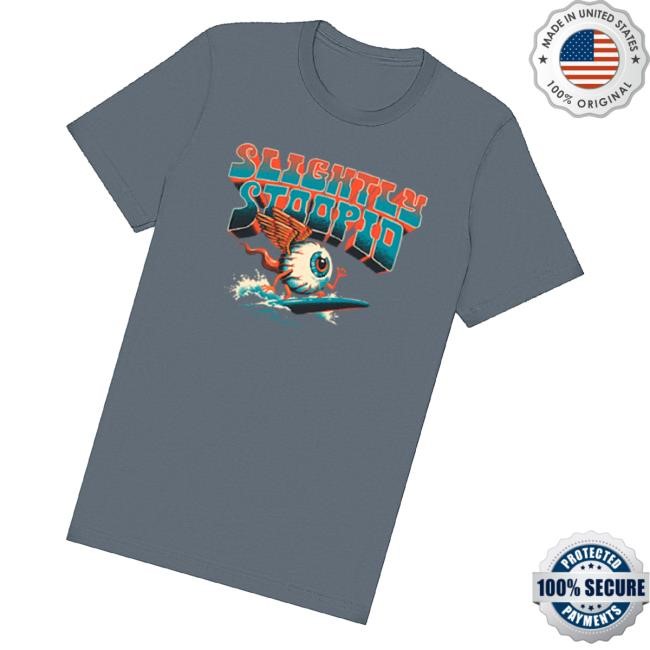 Trending Slightly Stoopid Merch Surfing Eyeball Vintage Navy Long Sleeve T Shirt