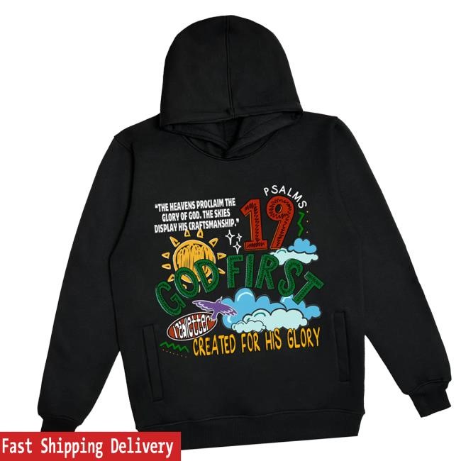 Official Red Letter Merch Store Clothing Psalm 19 Hoodie- Black T-Shirt