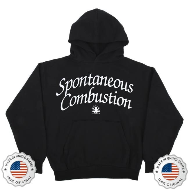 Online Ceramics Merch Spontaneous Combustion Black Shirt
