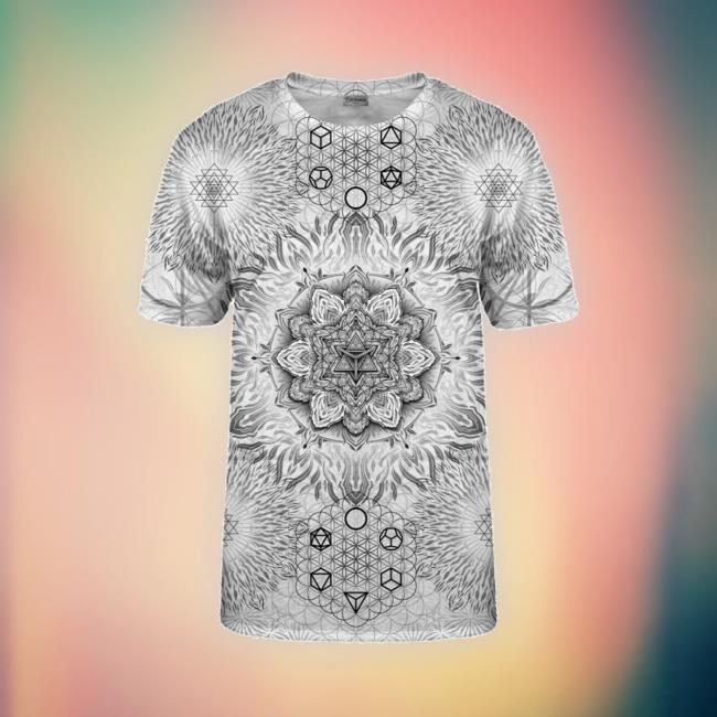 Official Bittersweetparis Geometric White T-Shirt