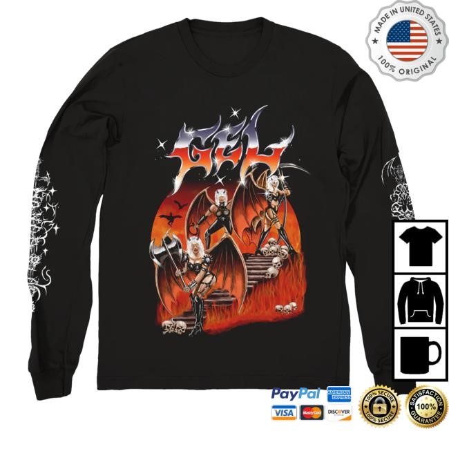 Evil Greed Merch Store Gel 'Honed Blade' Long Sleeve Shirt