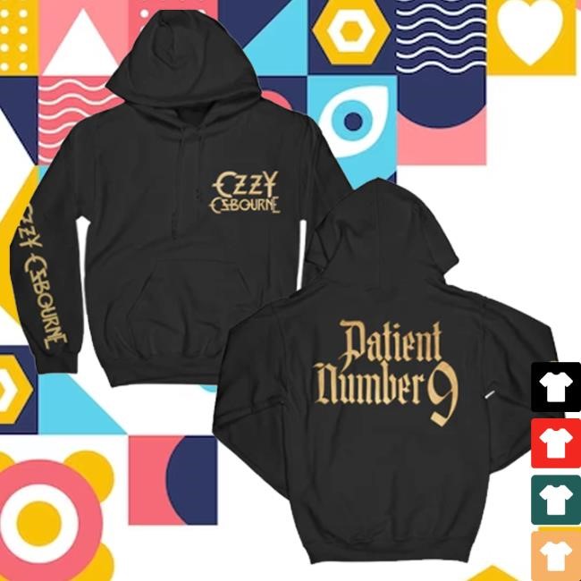 Official Ozzy Osbourne Official Store Patient Number 9 t-shirt, hoodie, tank top, sweater and long sleeve t-shirt