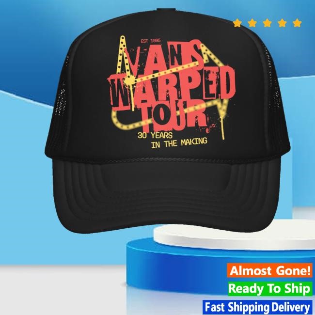 Vanswarpedtour Merch 30 Years In The Making Trucker Hat