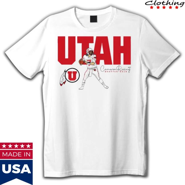 Cameron Rising No 7 Utah Utes Football Logo Caricature Signature Tank Top