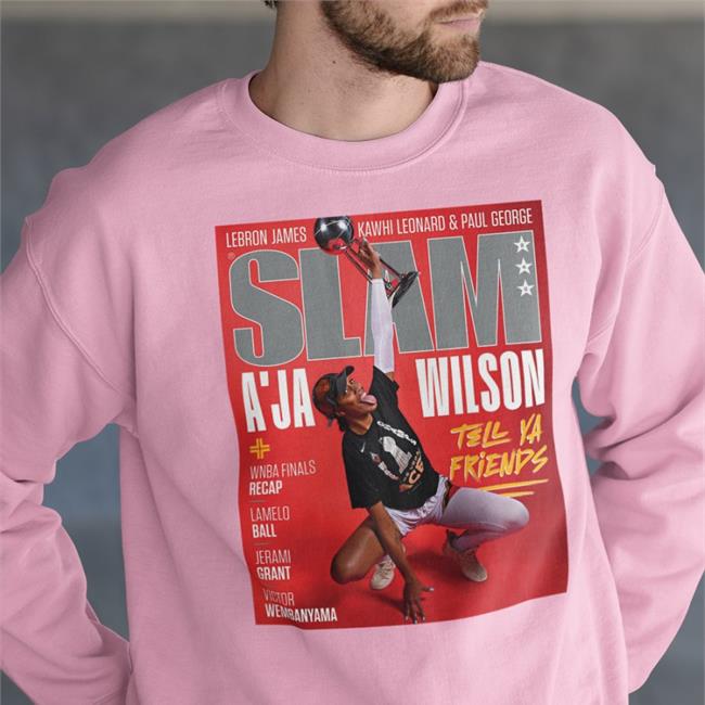Slamgoods Merch Slam A’Ja Wilson The Wnba Champ Official Shirt Wslam
