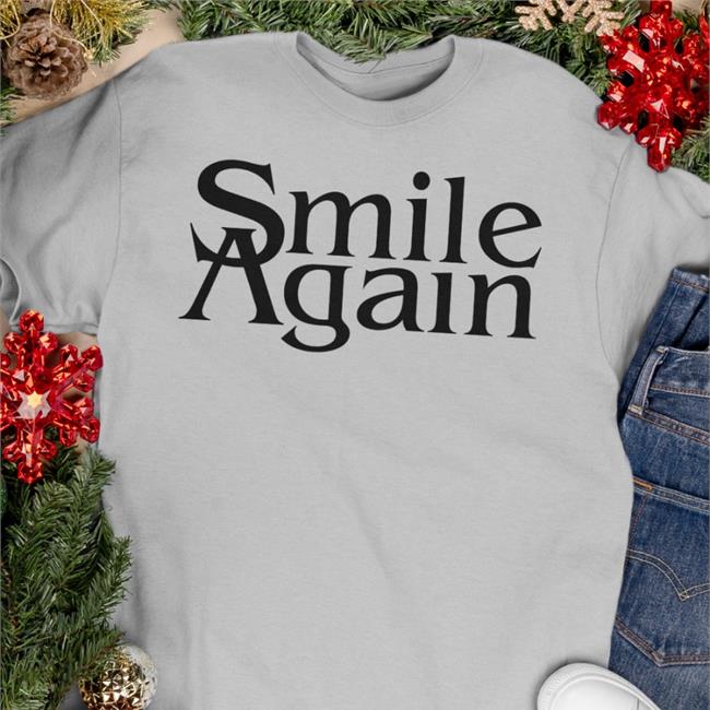 Mejealously Smile Again Shirts Sport Grey