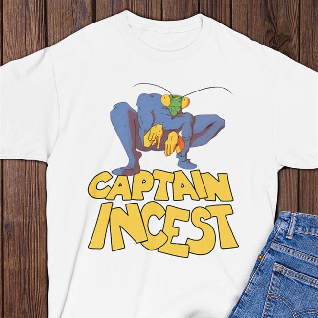 Lucca International Merch Captain Insect Bad Superhero Shirt
