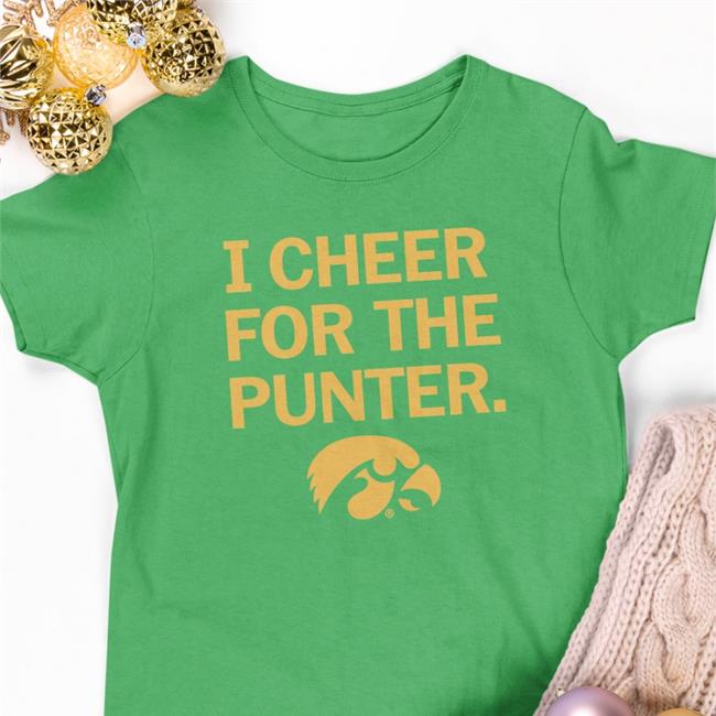 Ty Schmit No Context College Football I Cheer For The Punter Iowa Hawkeyes Shirt