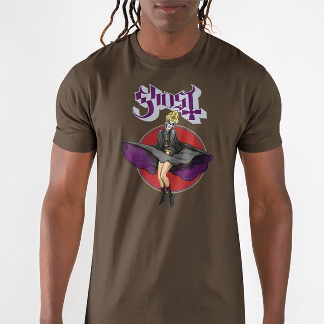 Belial Pvnkghoul Ghost Camiseta Papa Marilyn Black T Shirt