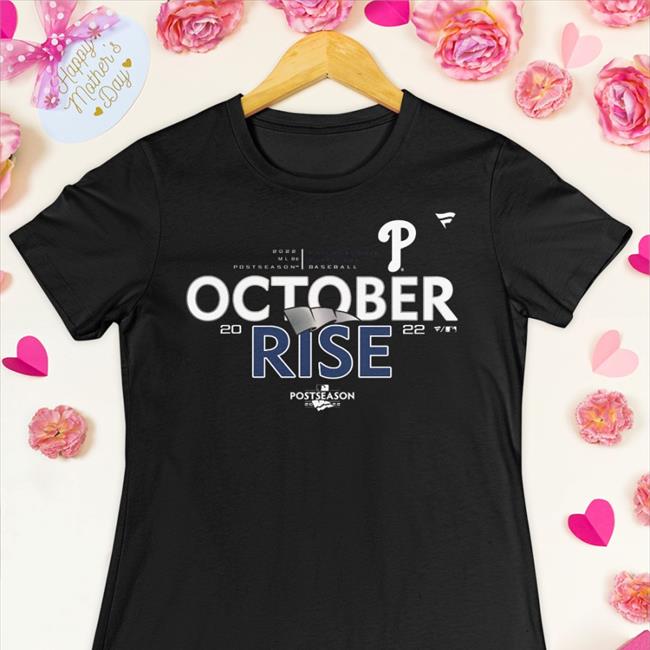 Mlbshop Red Philadelphia Phillies October Rise Shirt