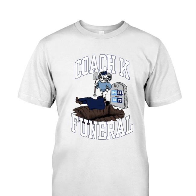 Brady Manek Coach K Funeral Hoodie