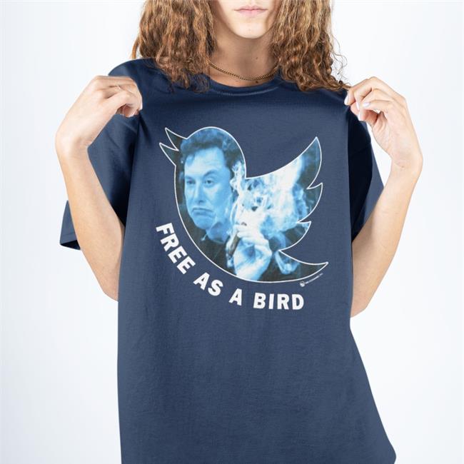 Free As A Bird Elon Musk Hooded Sweatshirt