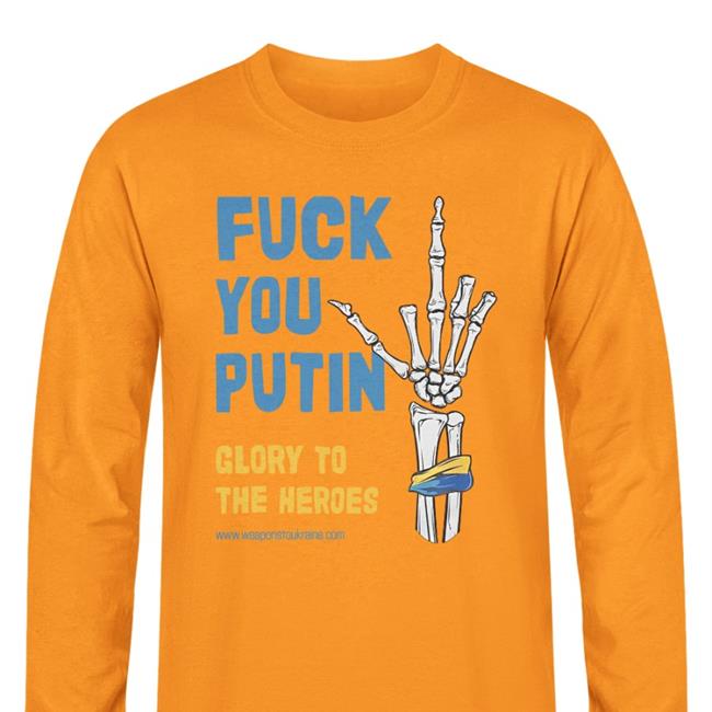Fuck You Putin Glory To The Heroes Shirt Weaponstoukraine Jana Cernochova