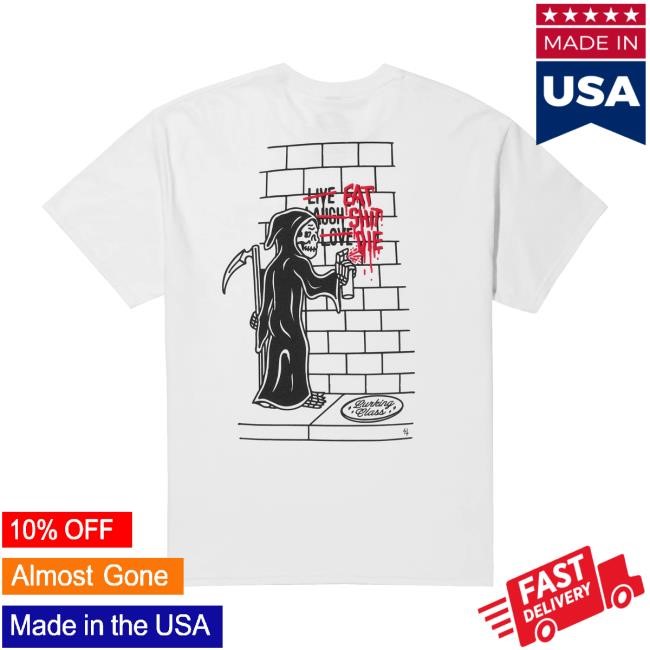 Trending Lurking Class Merch Store Eat Shit Die Tee - White Hoodie