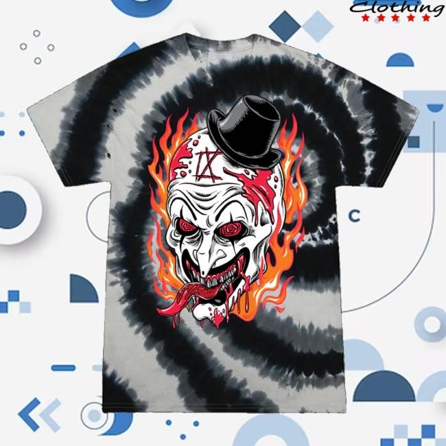 Ice Nine Kills Merch Store Art Will Never Dye Tee Shirt