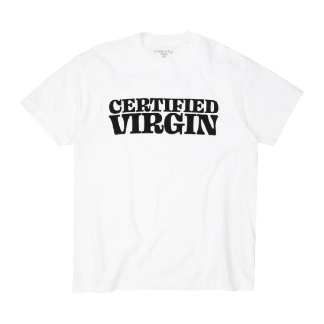 Original Lilybchapman Merch Store Lilychapman Certified Virgin White Shirts Lilybchapman Shop