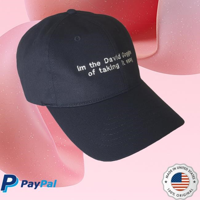 K45ink Merch Im The David Goggins Of Taking It Easy Cap