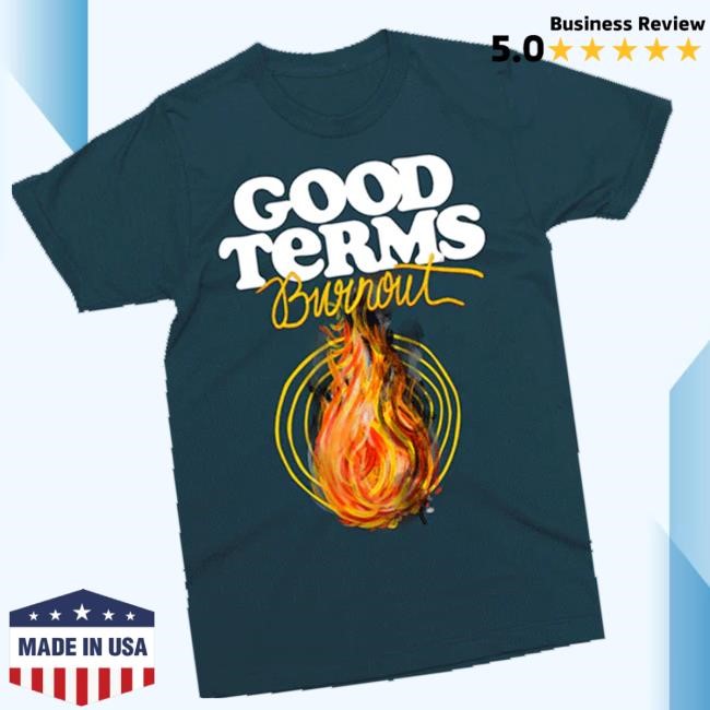 Secret Friends Music Group Merch Good Terms Burnout Hoodie Sweatshirt