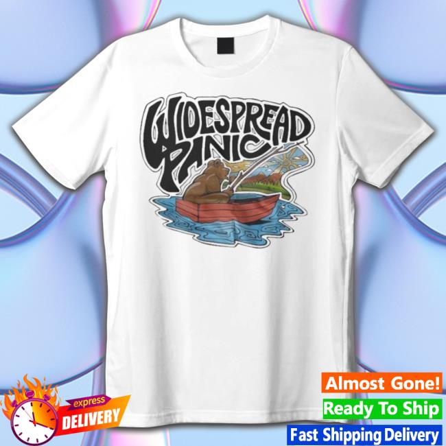 Original Widespread Panic Store Bears Gone Fishing Tee Shirt