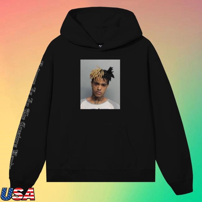 Revenge Official Merch X Mugshot Zip Up Hoodie Black