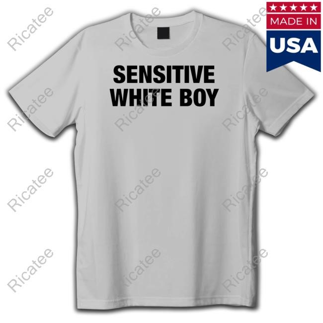 Worstshirts Sensitive White Boy Long Sleeve T Shirt