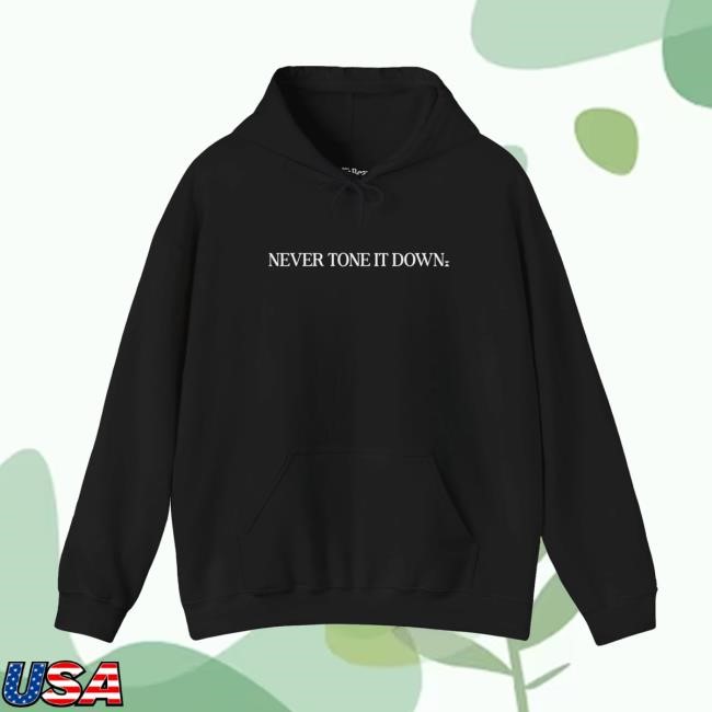 Ilona Maher Merch Store Never Tone It Down Script Crewneck Sweatshirt