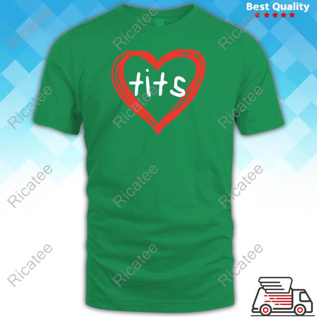 Dippytees Tits Heart Hooded Sweatshirt Dippytees Tits <3 Hoodie