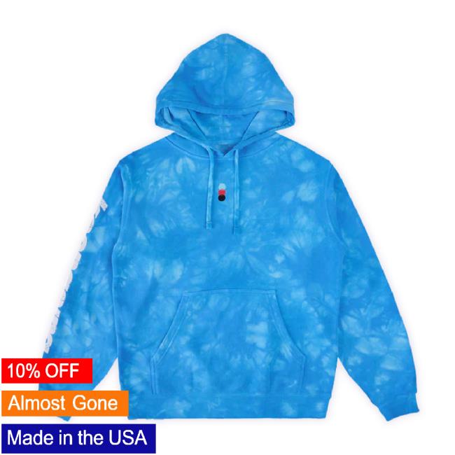 Official Keepgoing Journey Long Sleeve Tee (Aqua Tie Dye)