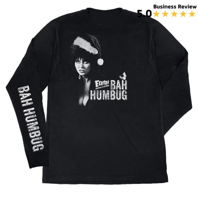 Elviras Bootique Elvira Bah Humbug Sweatshirt Elviras Bootique Elvira Bah Humbug New Shirt