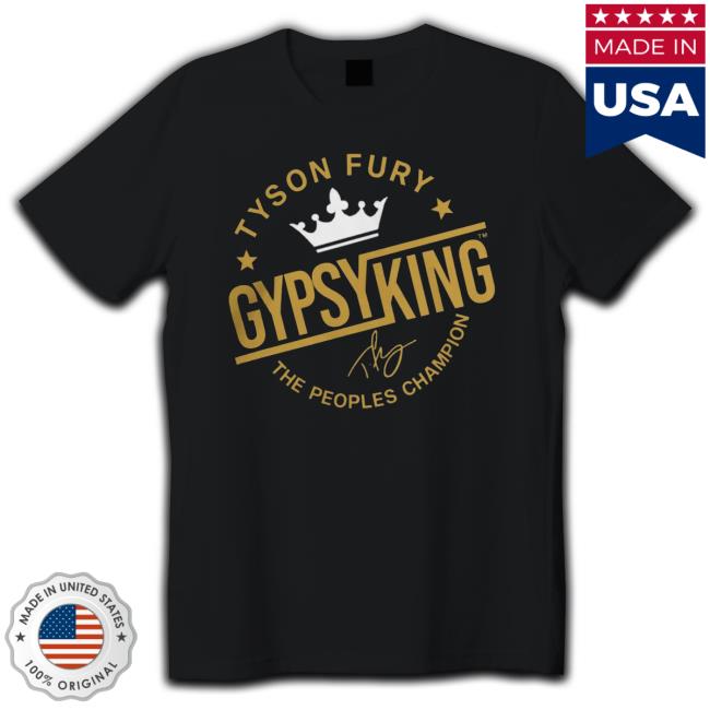 Tyson Fury Merch Gypsy King The Peoples Champion Sweatshirt