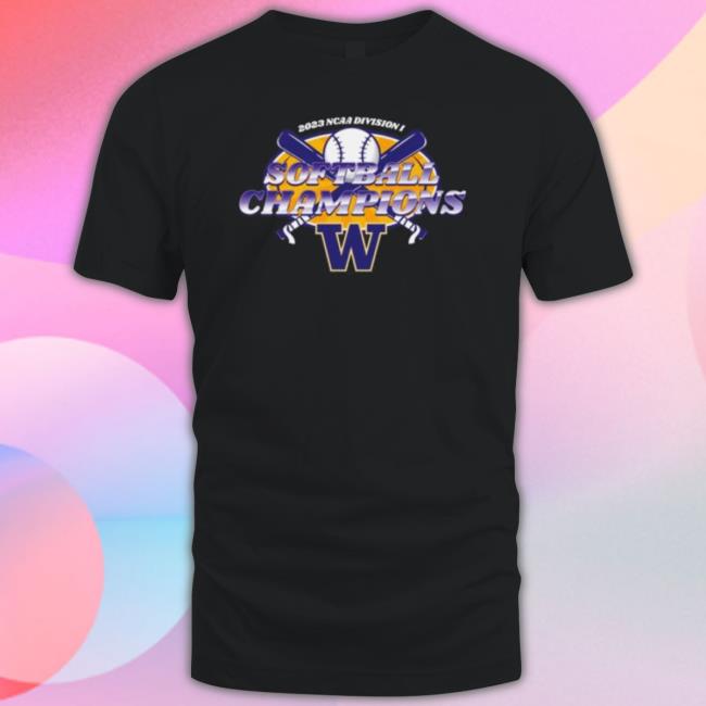 Washington Huskies 2023 Ncaa Division I Softball Champions Shirt