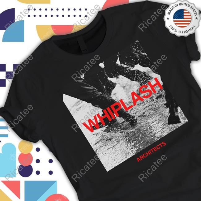 Architects Merch Whiplash Single Black Hoodie Sweatshirt