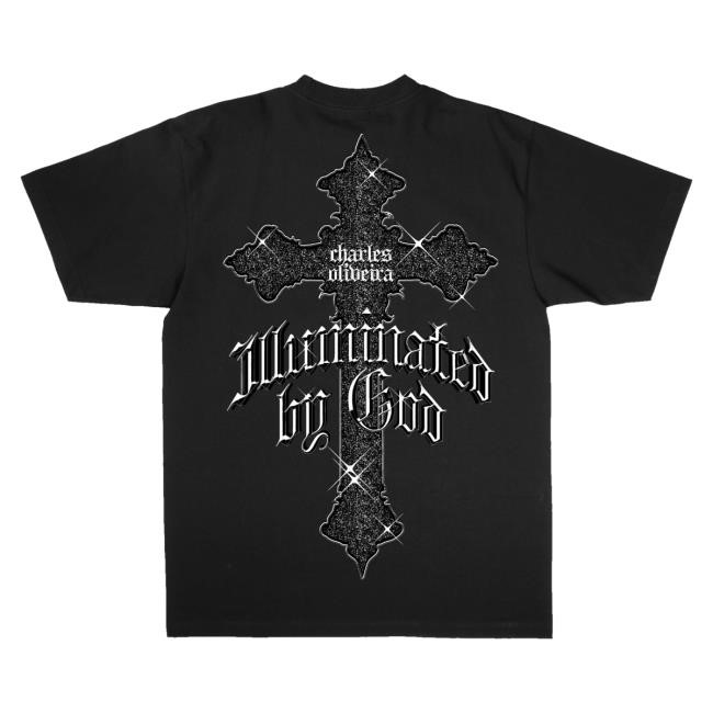 Full Violence Store Charles Oliveira Merch Illuminado Classic Hoodie In Black